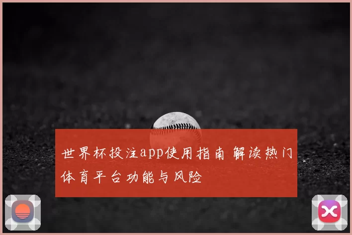 世界杯投注app使用指南 解读热门体育平台功能与风险